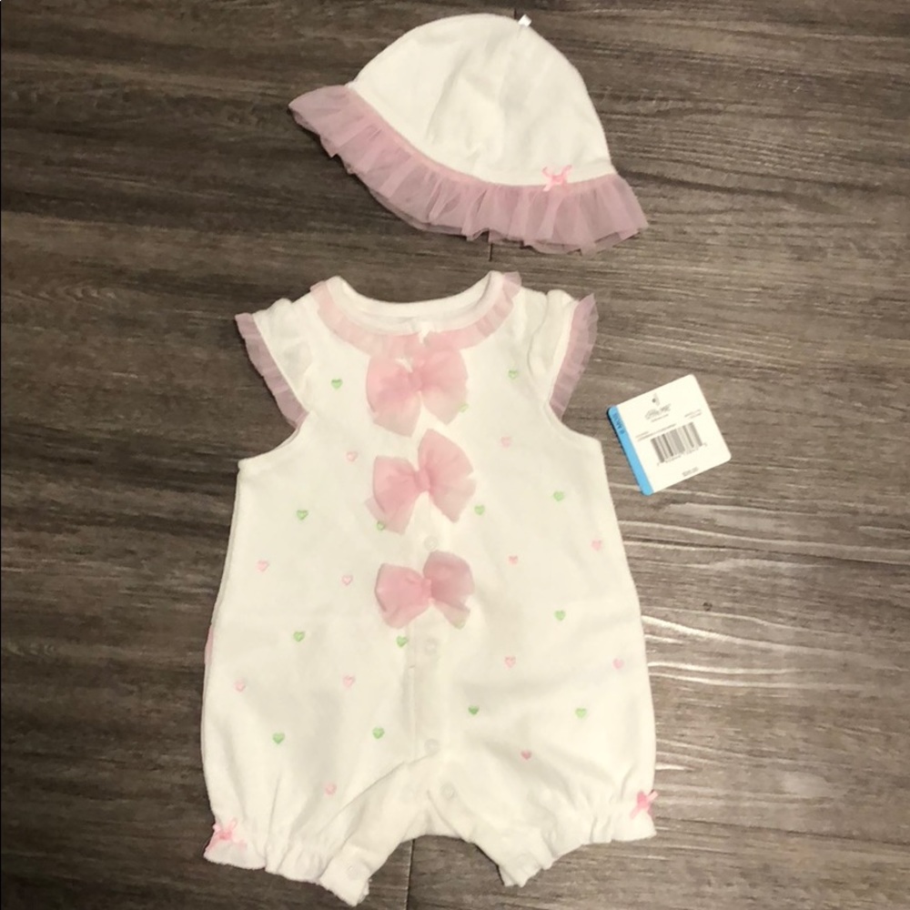 Little Me One Piece + Hat